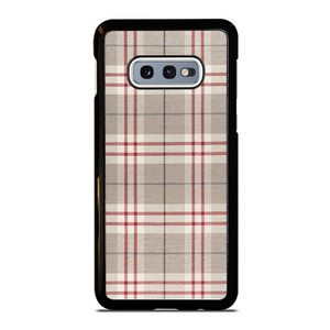 PLAID BROWN 2 Samsung Galaxy S10e Case Cover
