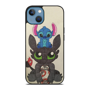 TOOTHLESS AND STITCH iPhone 13 Case Cover TOOTHLESS AND STITCH iPhone 13 Case Cover