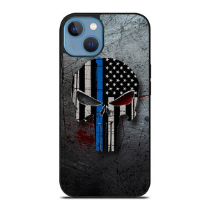 THIN BLUE LINE PUNISHER iPhone 13 Case Cover THIN BLUE LINE PUNISHER iPhone 13 Case Cover