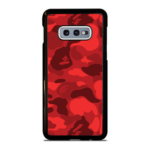BAPE CAMO RED Samsung Galaxy S10e Case Cover