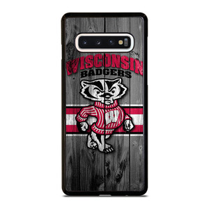 WISCONSIN BADGERS LOGO Samsung Galaxy S10 Case Cover WISCONSIN BADGERS LOGO Samsung Galaxy S10 Case Cover