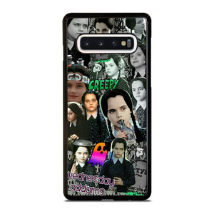 WEDNESDAY ADDAMS COLLAGE Samsung Galaxy S10 Case Cover WEDNESDAY ADDAMS COLLAGE Samsung Galaxy S10 Case Cover