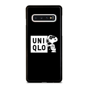 UNIQLO SNOOPY LOGO Samsung Galaxy S10 Case Cover UNIQLO SNOOPY LOGO Samsung Galaxy S10 Case Cover