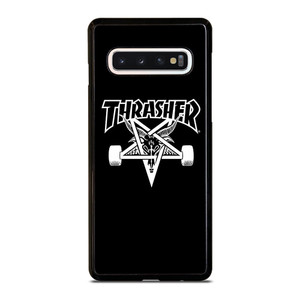 THRASER SKATEBOARD BLACK Samsung Galaxy S10 Case Cover