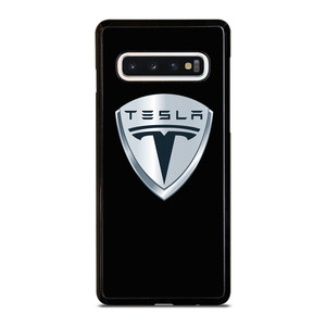 TESLA BLACK LOGO Samsung Galaxy S10 Case Cover