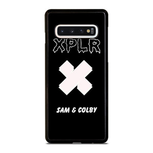 SAM AND COLBY XPLR X LOGO Samsung Galaxy S10 Case Cover SAM AND COLBY XPLR X LOGO Samsung Galaxy S10 Case Cover