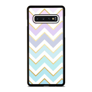 OMBRE PASTEL CHEVRON PATTERN Samsung Galaxy S10 Case Cover OMBRE PASTEL CHEVRON PATTERN Samsung Galaxy S10 Case Cover
