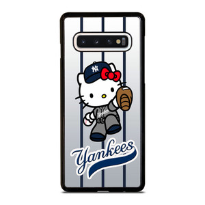 NEW YORK YANKEES HELLO KITTY 3 Samsung Galaxy S10 Case Cover