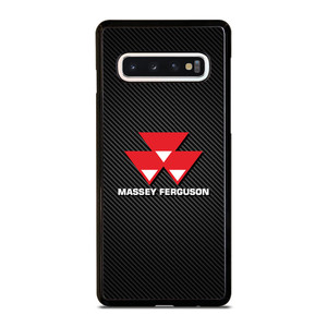 MASSEY FERGUSON TRACTOR LOGO CARBON Samsung Galaxy S10 Case Cover MASSEY FERGUSON TRACTOR LOGO CARBON Samsung Galaxy S10 Case Cover