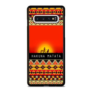 HAKUNA MATATA LION KING AZTEC 1 Samsung Galaxy S10 Case Cover HAKUNA MATATA LION KING AZTEC 1 Samsung Galaxy S10 Case Cover