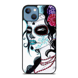 SUGAR SKULL LADY iPhone 13 Case Cover SUGAR SKULL LADY iPhone 13 Case Cover