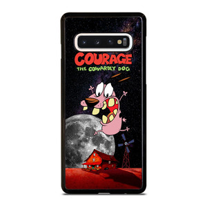 COURAGE THE COWARDLY DOG SPACE Samsung Galaxy S10 Case Cover COURAGE THE COWARDLY DOG SPACE Samsung Galaxy S10 Case Cover