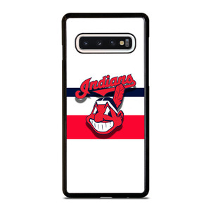 CLEVELAND INDIANS STRIPE LOGO Samsung Galaxy S10 Case Cover CLEVELAND INDIANS STRIPE LOGO Samsung Galaxy S10 Case Cover