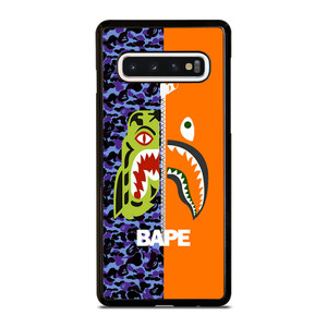 BAPE CAMO SHARK ZIPPER Samsung Galaxy S10 Case Cover