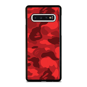 BAPE CAMO RED Samsung Galaxy S10 Case Cover BAPE CAMO RED Samsung Galaxy S10 Case Cover