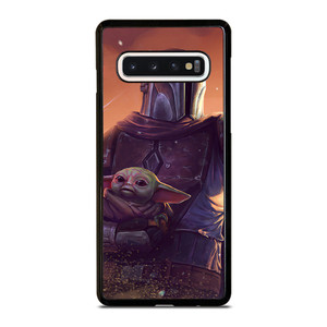 BABY YODA AND THE MANDALORIAN 1 Samsung Galaxy S10 Case Cover