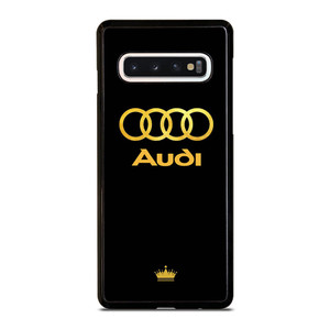 AUDI GOLD LOGO Samsung Galaxy S10 Case Cover AUDI GOLD LOGO Samsung Galaxy S10 Case Cover