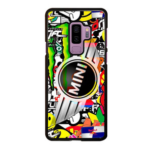 MINI COOPER STICKER BOMB Samsung Galaxy S9 Plus Case Cover MINI COOPER STICKER BOMB Samsung Galaxy S9 Plus Case Cover