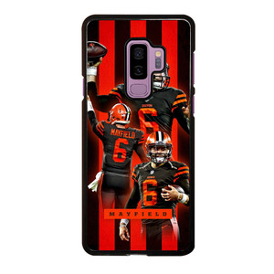 CLEVELAND BROWNS BAKER MAYFIELD 6 Samsung Galaxy S9 Plus Case Cover CLEVELAND BROWNS BAKER MAYFIELD 6 Samsung Galaxy S9 Plus Case Cover