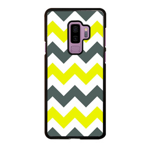 CHEVRON PATTERN YELLOW AND GREY Samsung Galaxy S9 Plus Case Cover CHEVRON PATTERN YELLOW AND GREY Samsung Galaxy S9 Plus Case Cover