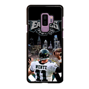 CARSON WENTZ EAGLES 1 Samsung Galaxy S9 Plus Case Cover CARSON WENTZ EAGLES 1 Samsung Galaxy S9 Plus Case Cover
