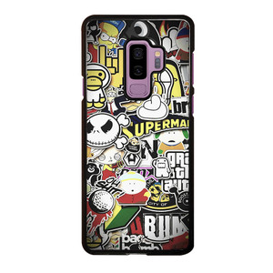 BAPE STICKER BOMB Samsung Galaxy S9 Plus Case Cover
