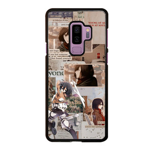 ATTACK ON TITAN MIKASA ACKERMAN COLLAGE Samsung Galaxy S9 Plus Case Cover