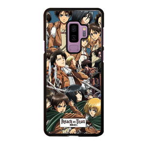 ATTACK ON TITAN ALL CHARACTER Samsung Galaxy S9 Plus Case Cover ATTACK ON TITAN ALL CHARACTER Samsung Galaxy S9 Plus Case Cover