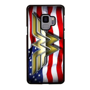 WONDER WOMAN AMERICAN Samsung Galaxy S9 Case Cover WONDER WOMAN AMERICAN Samsung Galaxy S9 Case Cover