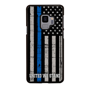 THIN BLUE LINE WE STAND Samsung Galaxy S9 Case Cover THIN BLUE LINE WE STAND Samsung Galaxy S9 Case Cover