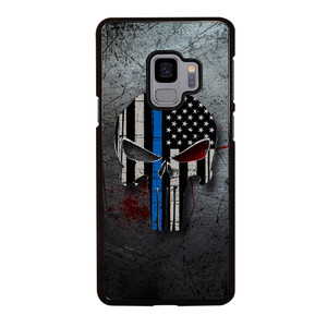 THIN BLUE LINE PUNISHER Samsung Galaxy S9 Case Cover THIN BLUE LINE PUNISHER Samsung Galaxy S9 Case Cover
