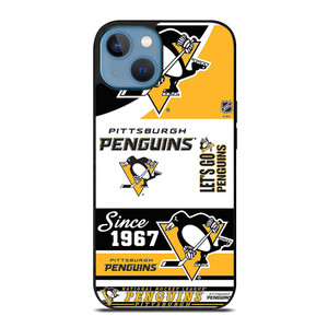 PITTSBURGH PENGUINS LOGO COLLAGE iPhone 13 Case Cover