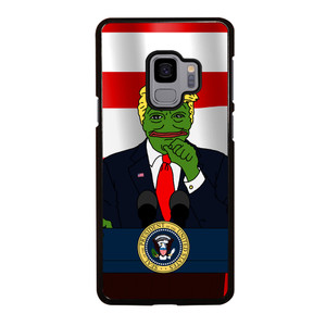 PEPE THE SMUG FROG DONALD TRUMP Samsung Galaxy S9 Case Cover PEPE THE SMUG FROG DONALD TRUMP Samsung Galaxy S9 Case Cover