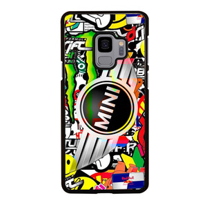 MINI COOPER STICKER BOMB Samsung Galaxy S9 Case Cover