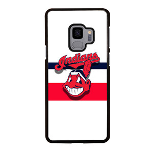 CLEVELAND INDIANS STRIPE LOGO Samsung Galaxy S9 Case Cover CLEVELAND INDIANS STRIPE LOGO Samsung Galaxy S9 Case Cover