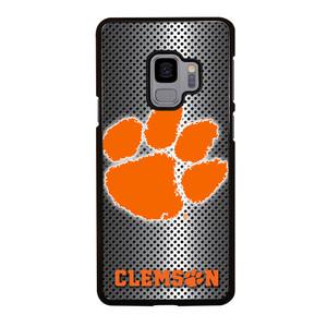 CLEMSON TIGERS METAL Samsung Galaxy S9 Case Cover CLEMSON TIGERS METAL Samsung Galaxy S9 Case Cover