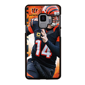 CINCINNATI BENGALS ANDY DALTON Samsung Galaxy S9 Case Cover CINCINNATI BENGALS ANDY DALTON Samsung Galaxy S9 Case Cover