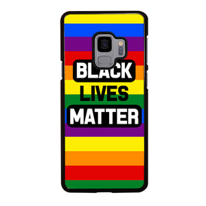 BLACK LIVES MATTER RAINBOW Samsung Galaxy S9 Case Cover BLACK LIVES MATTER RAINBOW Samsung Galaxy S9 Case Cover