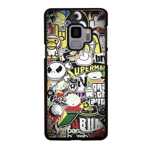 BAPE STICKER BOMB Samsung Galaxy S9 Case Cover BAPE STICKER BOMB Samsung Galaxy S9 Case Cover