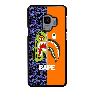 BAPE CAMO SHARK ZIPPER Samsung Galaxy S9 Case Cover BAPE CAMO SHARK ZIPPER Samsung Galaxy S9 Case Cover