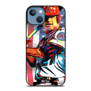 MIKE TROUT LOS ANGELES ANGELS BASEBALL iPhone 13 Case Cover MIKE TROUT LOS ANGELES ANGELS BASEBALL iPhone 13 Case Cover