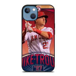MIKE TROUT LOS ANGELES ANGELS 27 iPhone 13 Case Cover MIKE TROUT LOS ANGELES ANGELS 27 iPhone 13 Case Cover