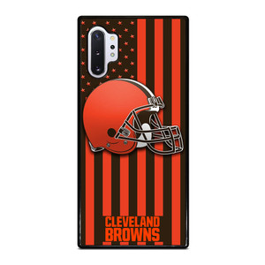 CLEVELAND BROWNS AMERICAN Samsung Galaxy Note 10 Plus Case Cover CLEVELAND BROWNS AMERICAN Samsung Galaxy Note 10 Plus Case Cover