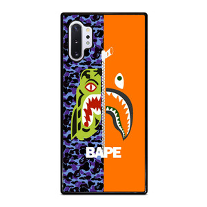 BAPE CAMO SHARK ZIPPER Samsung Galaxy Note 10 Plus Case Cover BAPE CAMO SHARK ZIPPER Samsung Galaxy Note 10 Plus Case Cover