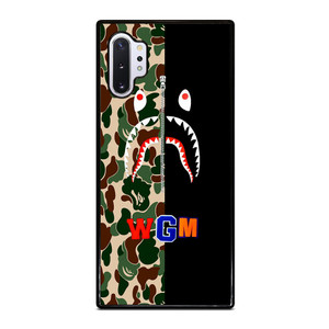 BAPE CAMO SHARK WGM Samsung Galaxy Note 10 Plus Case Cover BAPE CAMO SHARK WGM Samsung Galaxy Note 10 Plus Case Cover
