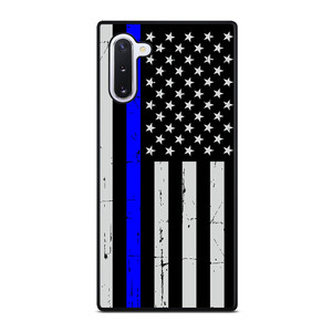 THIN BLUE LINE AMERICAN Samsung Galaxy Note 10 Case Cover THIN BLUE LINE AMERICAN Samsung Galaxy Note 10 Case Cover