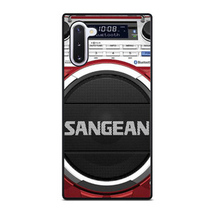 SANGEAN RED RADIO SPEAKER Samsung Galaxy Note 10 Case Cover SANGEAN RED RADIO SPEAKER Samsung Galaxy Note 10 Case Cover