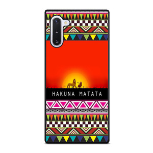 HAKUNA MATATA LION KING AZTEC 2 Samsung Galaxy Note 10 Case Cover