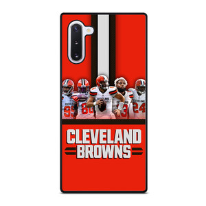 CLEVELAND BROWNS SQUAD Samsung Galaxy Note 10 Case Cover CLEVELAND BROWNS SQUAD Samsung Galaxy Note 10 Case Cover