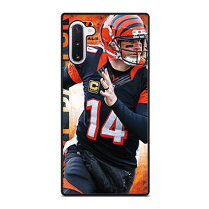 CINCINNATI BENGALS ANDY DALTON Samsung Galaxy Note 10 Case Cover CINCINNATI BENGALS ANDY DALTON Samsung Galaxy Note 10 Case Cover